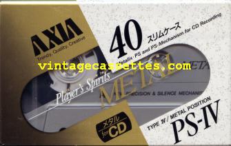 Fuji/Axia AXIA PS-IV 1991 Type IV Cassette Tape
