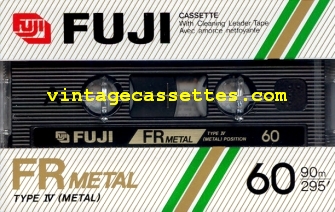 Fuji/Axia FUJI FR Metal Type IV 1985–87 Type IV Cassette Tape