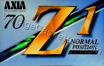 Fuji/Axia AXIA Z1 A 1995 Type I Cassette Tape