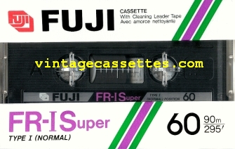 Fuji/Axia FUJI FR-I Super Type I 1985–87 Type I Cassette Tape