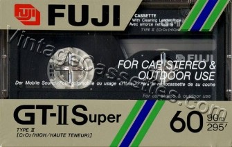 Fuji/Axia FUJI GT-II Super Type II 1988 Type II Cassette Tape