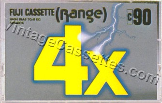 Fuji/Axia FUJI Range 4x 1977–79 Type II Cassette Tape