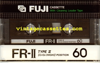 Fuji/Axia FUJI FR-II 1982–84 Type II Cassette Tape