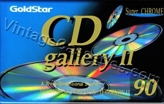 GoldStar Goldstar CD Gallery II 1993–96 Type II Cassette Tape
