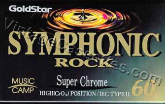 GoldStar Goldstar SYMPHONIC Rock 1993–96 Type II Cassette Tape