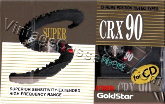 GoldStar Goldstar CRX Type II 1991–92 Type II Cassette Tape