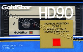 GoldStar Goldstar HD 1989–90 Type I Cassette Tape