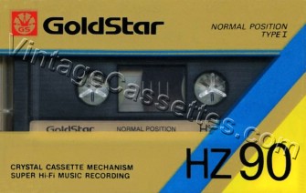 GoldStar Goldstar HZ Type I 1986–88 Type I Cassette Tape