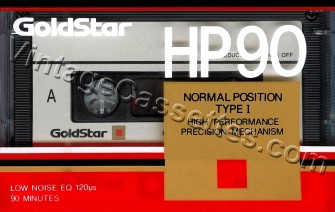 GoldStar Goldstar HP 1989–90 Type I Cassette Tape