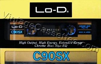 Hitachi/Lo-D Lo-D SX 1981–82 Type II Cassette Tape