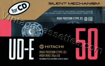 Hitachi/Lo-D Hitachi UD-E Type II 1988–89 Type II Cassette Tape