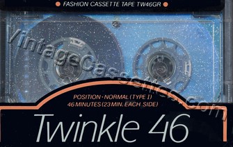 Hitachi/Lo-D Hitachi Twinkle Yellow Type I 1985–86 Type I Cassette Tape