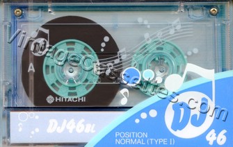 Hitachi/Lo-D Hitachi DJ Blue Type I 1985–86 Type I Cassette Tape