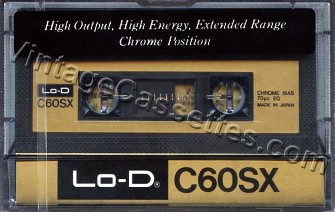 Hitachi/Lo-D Lo-D SX Type II 1978–80 Type II Cassette Tape
