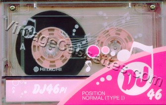 Hitachi/Lo-D Hitachi DJ Pink Type I 1985–86 Type I Cassette Tape