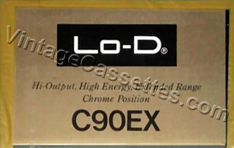 Hitachi/Lo-D Lo-D EX 1978–80 Type II Cassette Tape