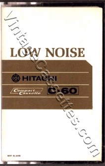 Hitachi/Lo-D Hitachi Low Noise C-60 1966–69 Type I Cassette Tape