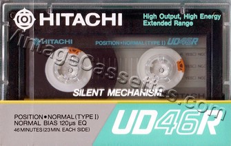 Hitachi/Lo-D Hitachi UD-R Type I 1985–86 Type I Cassette Tape