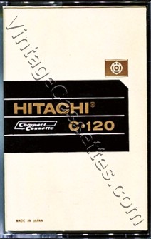 Hitachi/Lo-D Hitachi Low Noise C-120 Type I 1966–69 Type I Cassette Tape