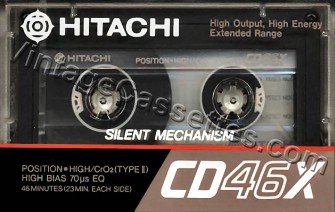 Hitachi/Lo-D Hitachi CD-X 1985–86 Type II Cassette Tape