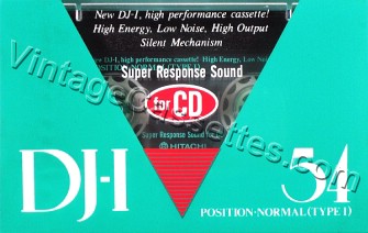 Hitachi/Lo-D Hitachi DJ-I Type I 1988–89 Type I Cassette Tape