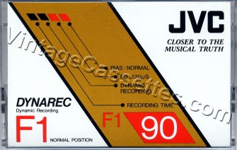 JVC/Victor JVC F1 Type I Earlier version? 1983–87 Type I Cassette Tape