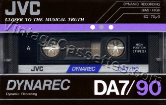 JVC/Victor JVC DA7 Type II 1983–87 Type II Cassette Tape