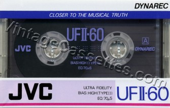 JVC/Victor JVC UFII Type II 1988–89 Type II Cassette Tape