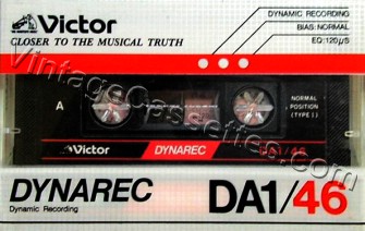 JVC/Victor Victor DA1 1983–84 Type I Cassette Tape