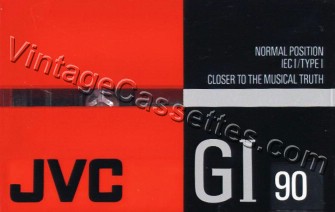 JVC/Victor JVC GI 1990–91 Type I Cassette Tape
