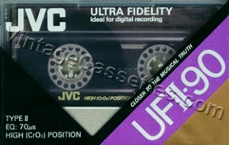 JVC/Victor JVC UFII 1990–91 Type II Cassette Tape