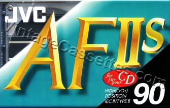 JVC/Victor JVC AFIIs Type II 1992–94 Type II Cassette Tape