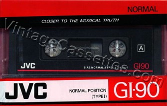 JVC/Victor JVC GI 1988–89 Type I Cassette Tape