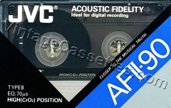 JVC/Victor JVC AFII 1990–91 Type II Cassette Tape