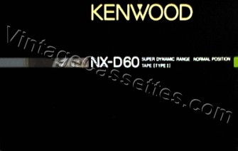 Kenwood Kenwood NX-D 1989–90 Type I Cassette Tape