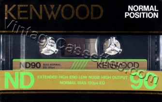 Kenwood Kenwood ND 1985–86 Type I Cassette Tape