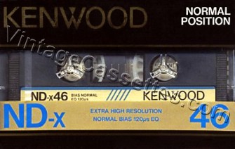 Kenwood Kenwood ND-X 1985–86 Type I Cassette Tape