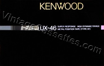 Kenwood Kenwood UX 1989–90 Type IV Cassette Tape