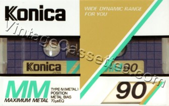 Konica/Magnax Konica MM Type IV 1984–86 Type IV Cassette Tape