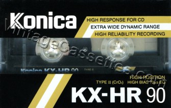 Konica/Magnax Konica KX-HR 1987–89 Type II Cassette Tape