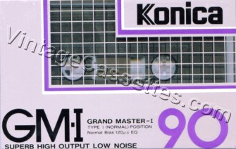 Konica/Magnax Konica GM-I Type I 1984–86 Type I Cassette Tape