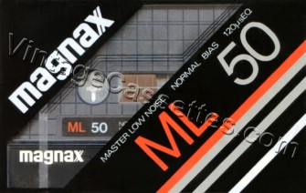 Konica/Magnax Magnax ML Type I 1981–82 Type I Cassette Tape