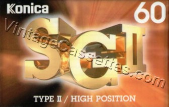 Konica/Magnax Konica SG-II 1993–95 Type II Cassette Tape