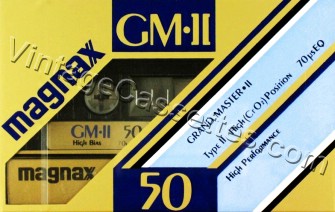 Konica/Magnax Magnax GM-II Type II 1982–83 Type II Cassette Tape