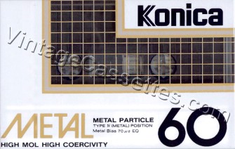 Konica/Magnax Konica Metal Type IV 1984–86 Type IV Cassette Tape