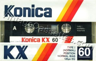Konica/Magnax Konica KX 1987–89 Type I Cassette Tape
