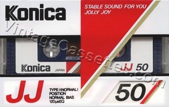 Konica/Magnax Konica JJ 1984–86 Type I Cassette Tape
