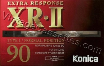 Konica/Magnax Konica XR-II 1990–92 Type II Cassette Tape