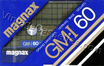 Konica/Magnax Magnax GM-I Type I 1981–82 Type I Cassette Tape