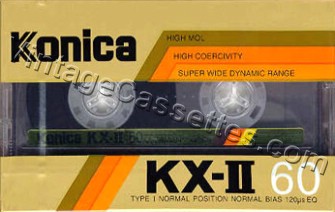 Konica/Magnax Konica KX-II 1987–89 Type II Cassette Tape